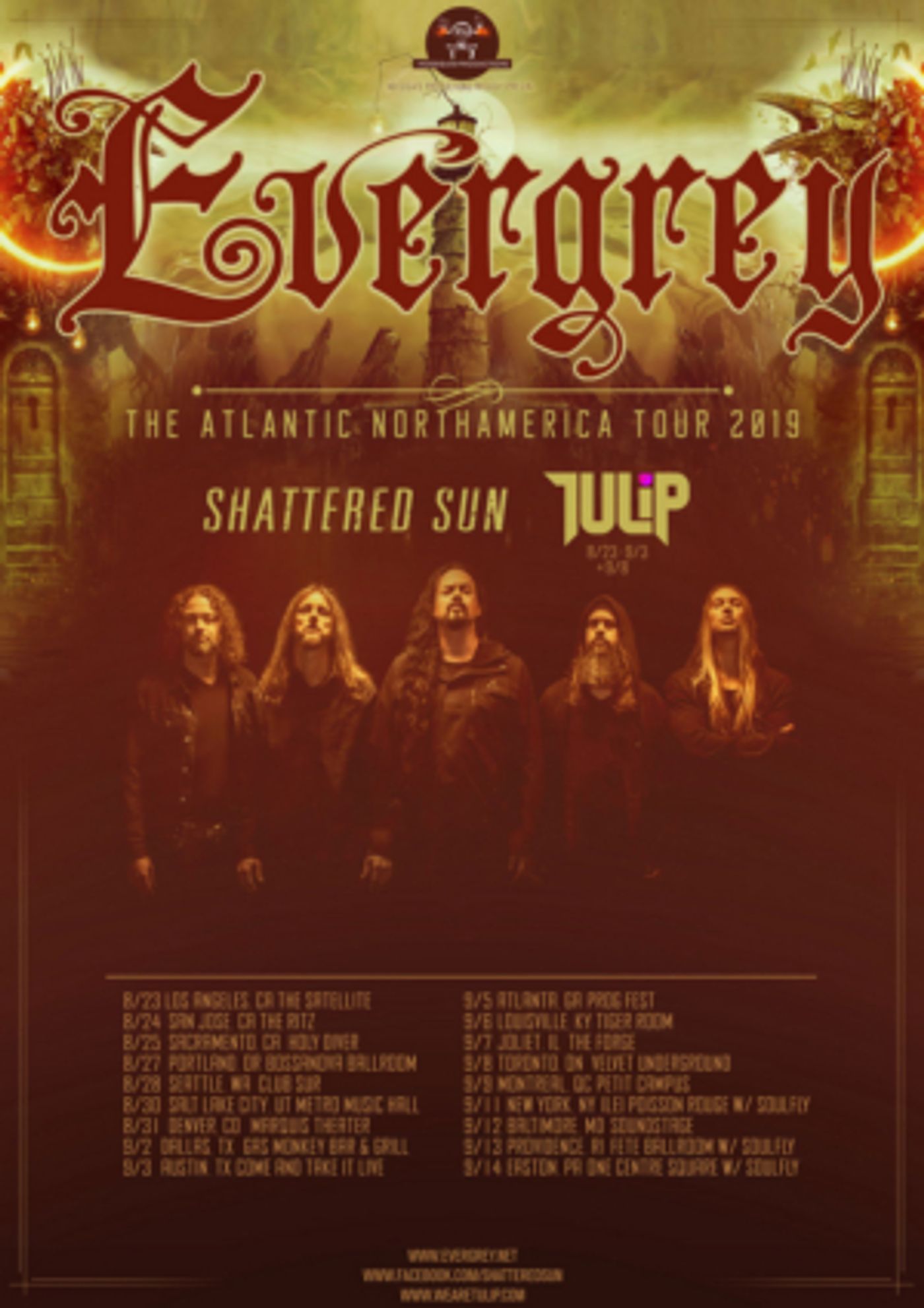 Female-Fronted Symphonic Groove Metal Band Tulip Announce Tour with Evergrey  Image