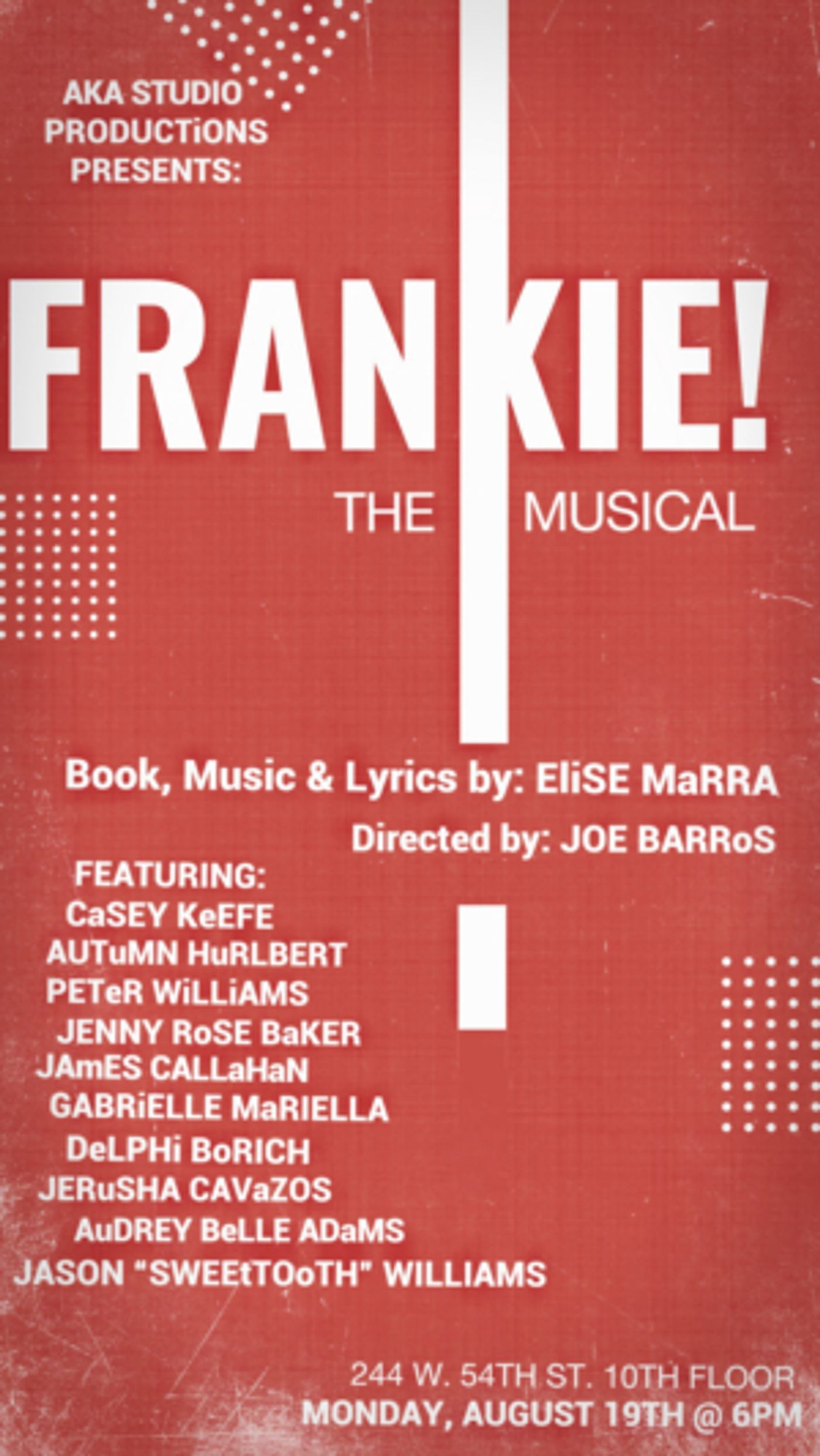Jason 'Sweet Tooth' Williams, Autumn Hurlbert Lead Reading of FRANKIE! The Musical  Image