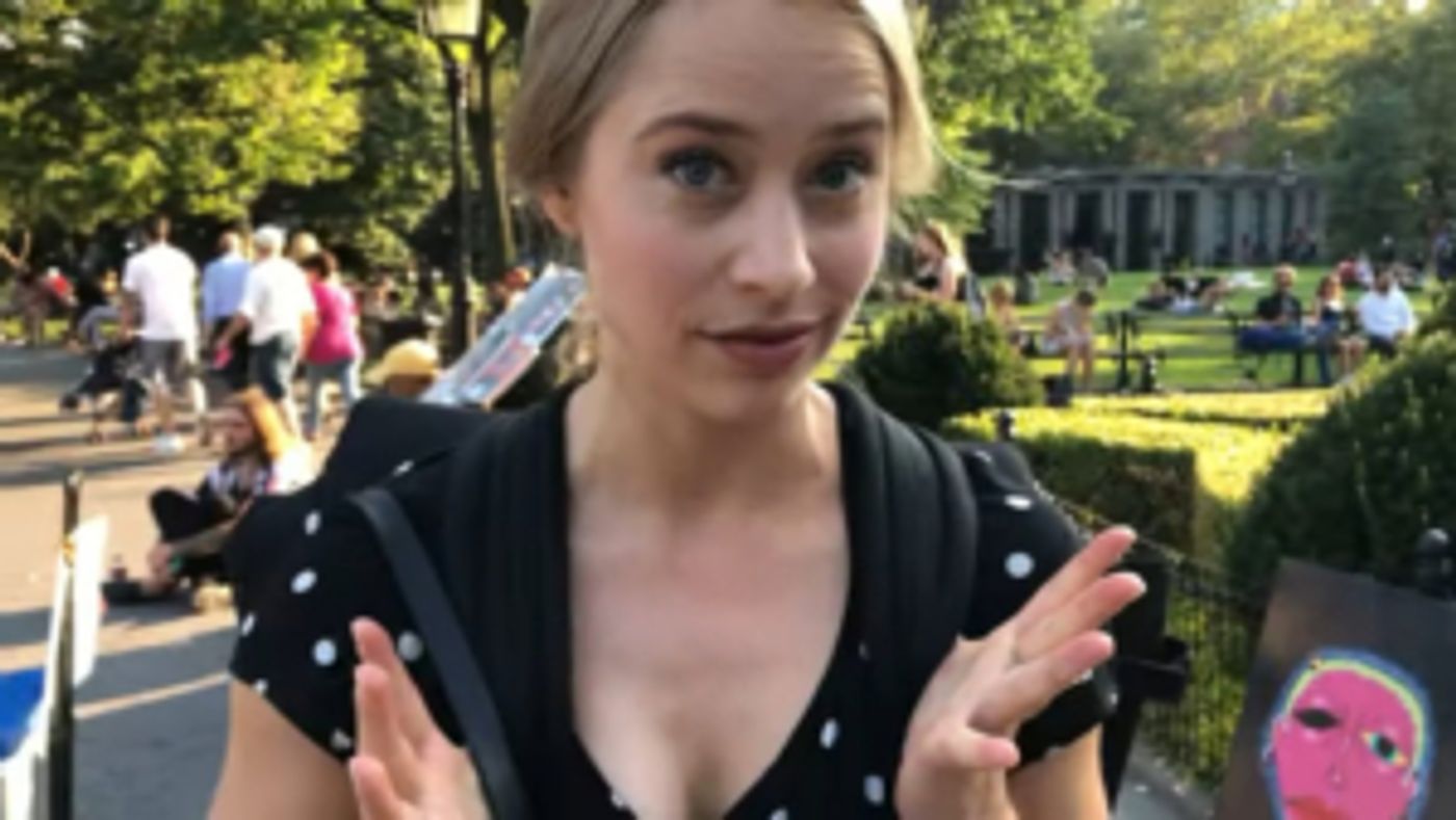 Video: Annie Sherman Goes Busking Before PIAF LIVES At The Green Room 42 Video: Annie Sherman Goes Busking Before PIAF LIVES At The Green Room 42 Image