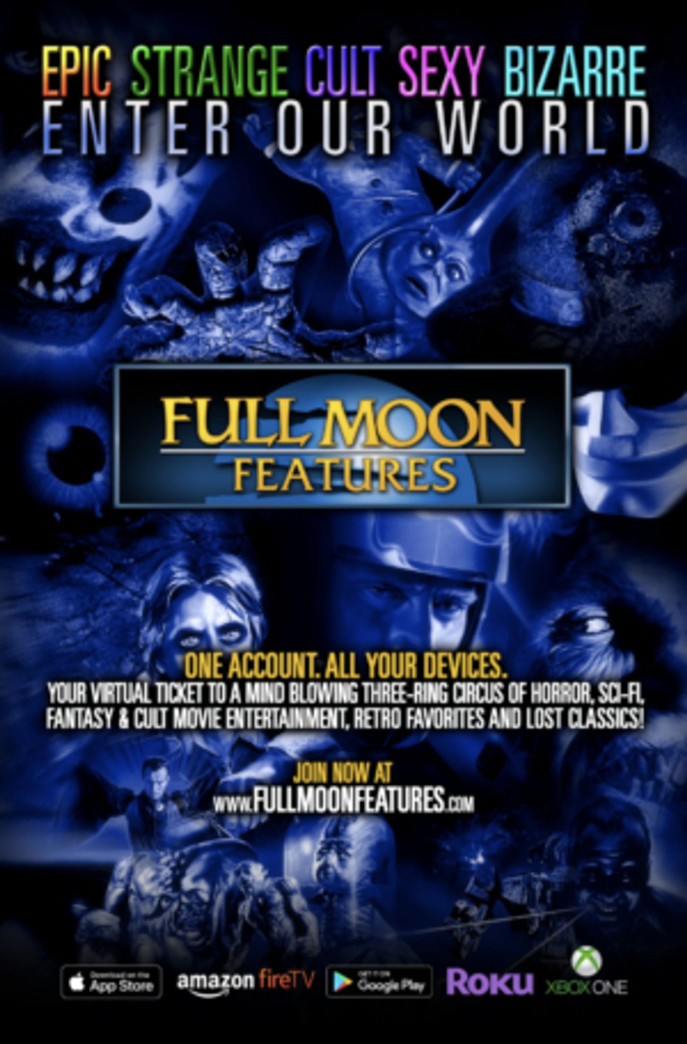 Full Moon Features Launches App To Deliver Fans The Ultimate In Genre Entertainment Full Moon Features Launches App To Deliver Fans The Ultimate In Genre Entertainment Image