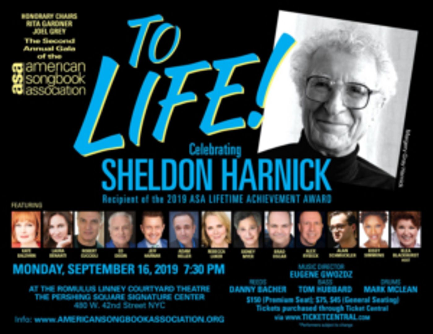 American Songbook Association to Honor Sheldon Harnick; Kate Baldwin, Laura Benanti and More to Perform American Songbook Association to Honor Sheldon Harnick; Kate Baldwin, Laura Benanti and More to Perform Image