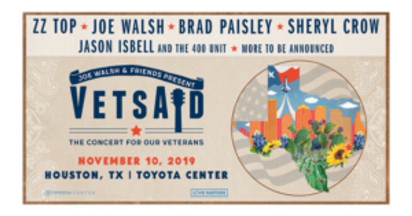 Brad Paisley, Sheryl Crow to Perform at VETSAID 2019 Brad Paisley, Sheryl Crow to Perform at VETSAID 2019 Image