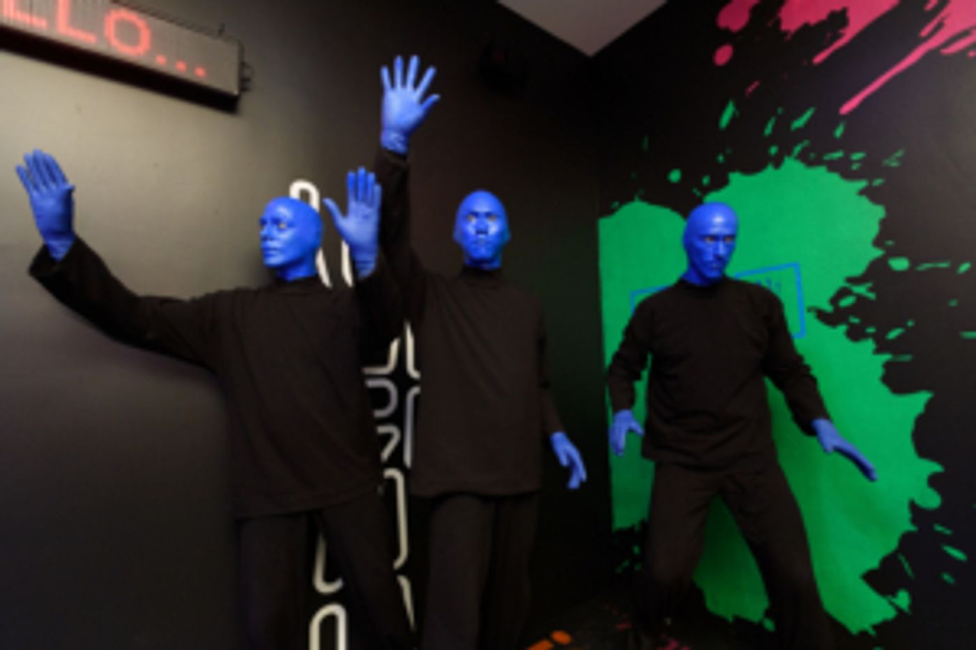 BLUE MAN GROUP Make Their Mark At Museum Of The City Of New York BLUE MAN GROUP Make Their Mark At Museum Of The City Of New York Image