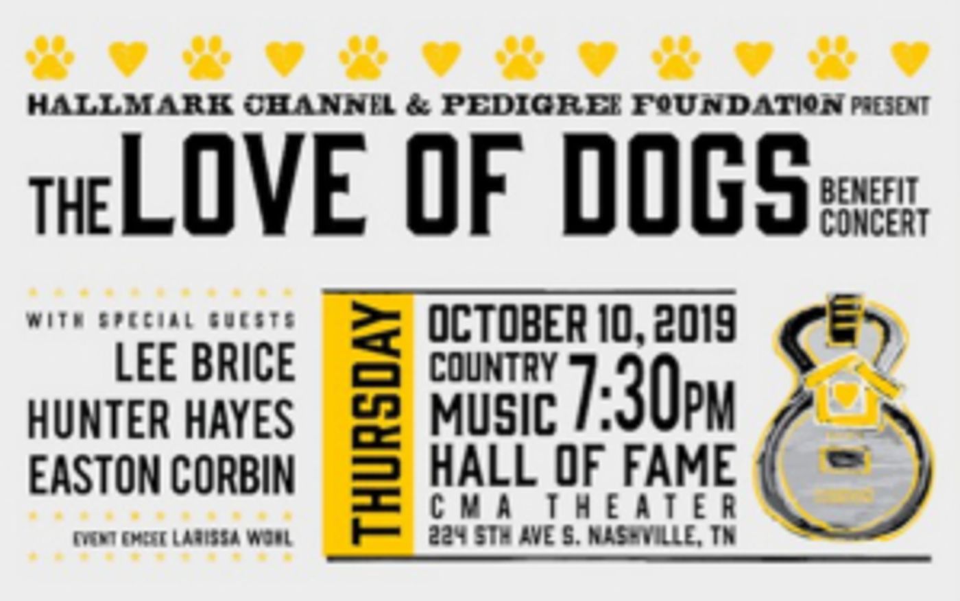 Hallmark Channel & PEDIGREE Foundation Team Up for Televised Benefit Concert  Image