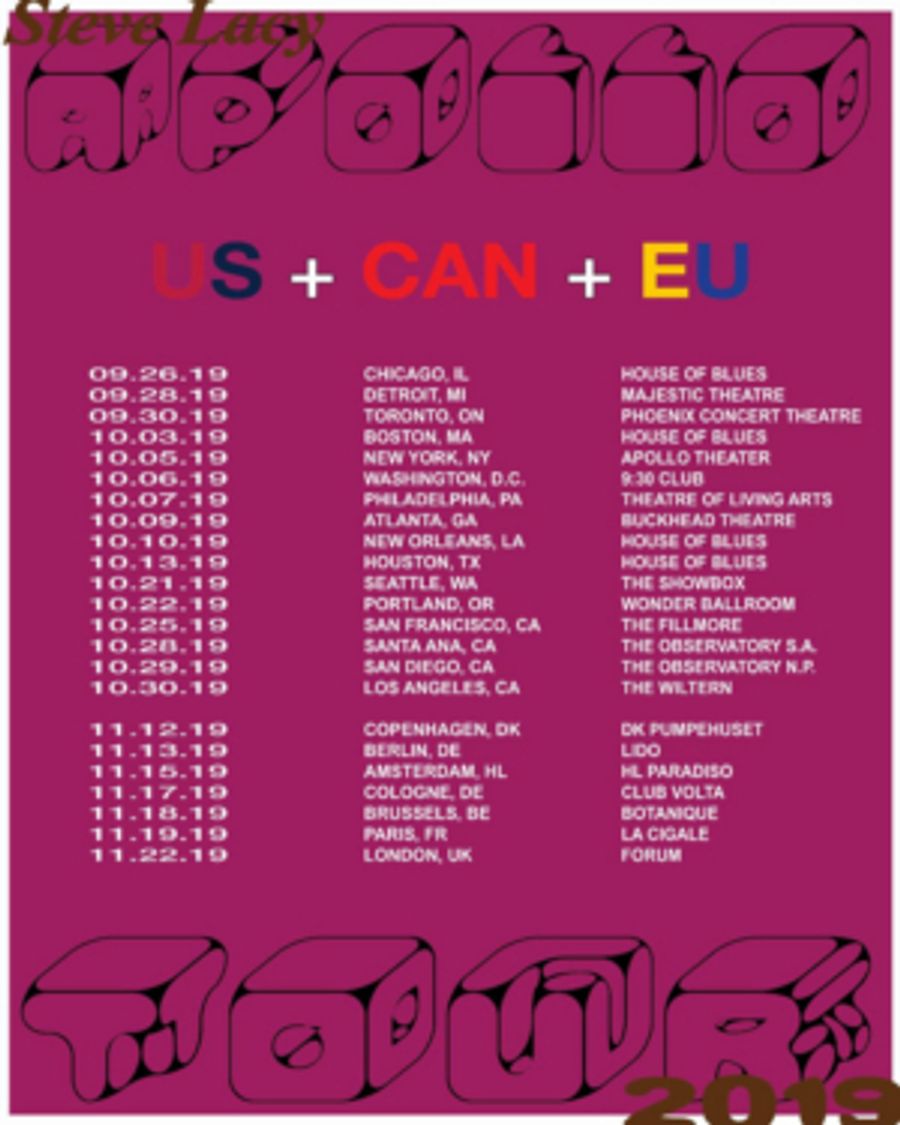 Steve Lacy Announces Debut Headline Tour  Image