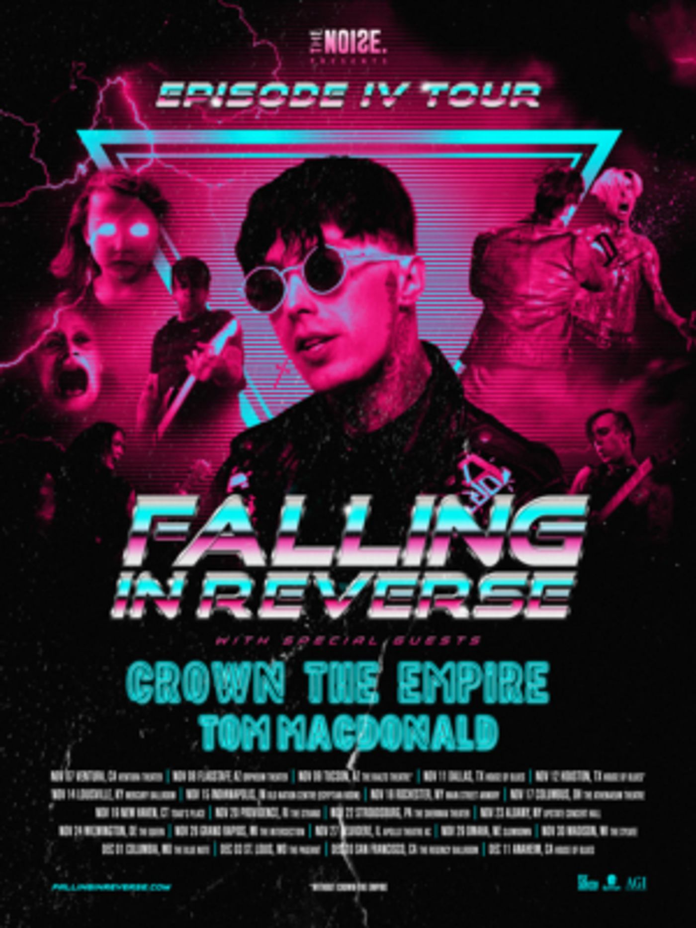 Falling In Reverse Announces Fall 2019 Tour Falling In Reverse Announces Fall 2019 Tour Image