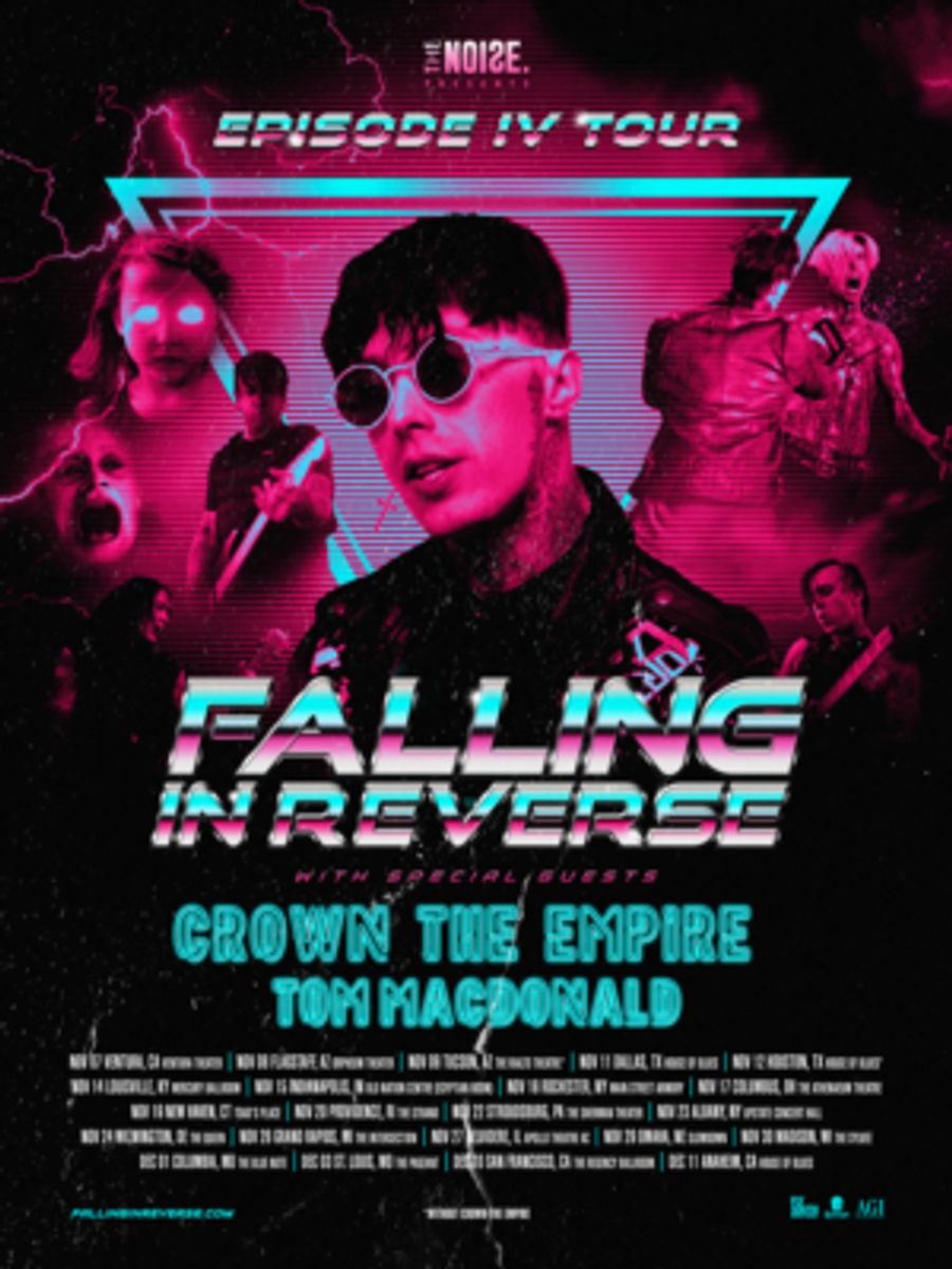 Falling In Reverse Announces Fall 2019 Tour  Image