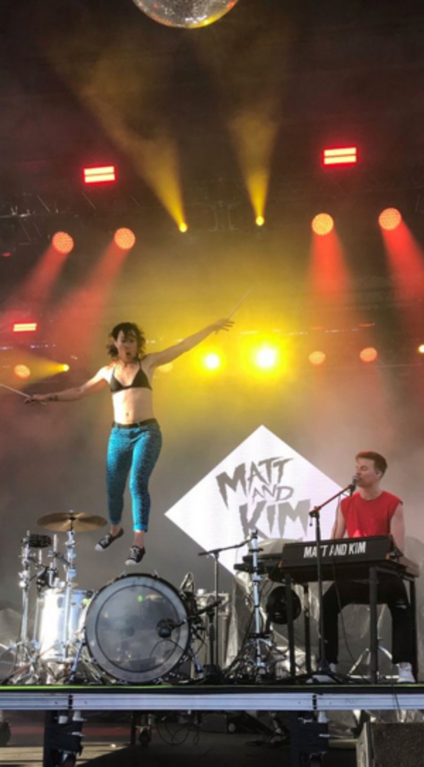Matt and Kim Drummer Kim Schifino Injured, Tour Continues Matt and Kim Drummer Kim Schifino Injured, Tour Continues Image