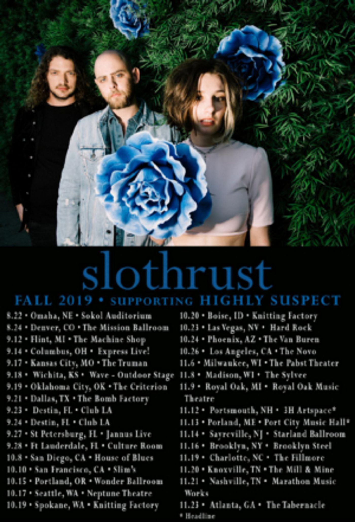 Slothrust Kicks Off US Tour With Highly Suspect Today, Dates Through November Slothrust Kicks Off US Tour With Highly Suspect Today, Dates Through November Image