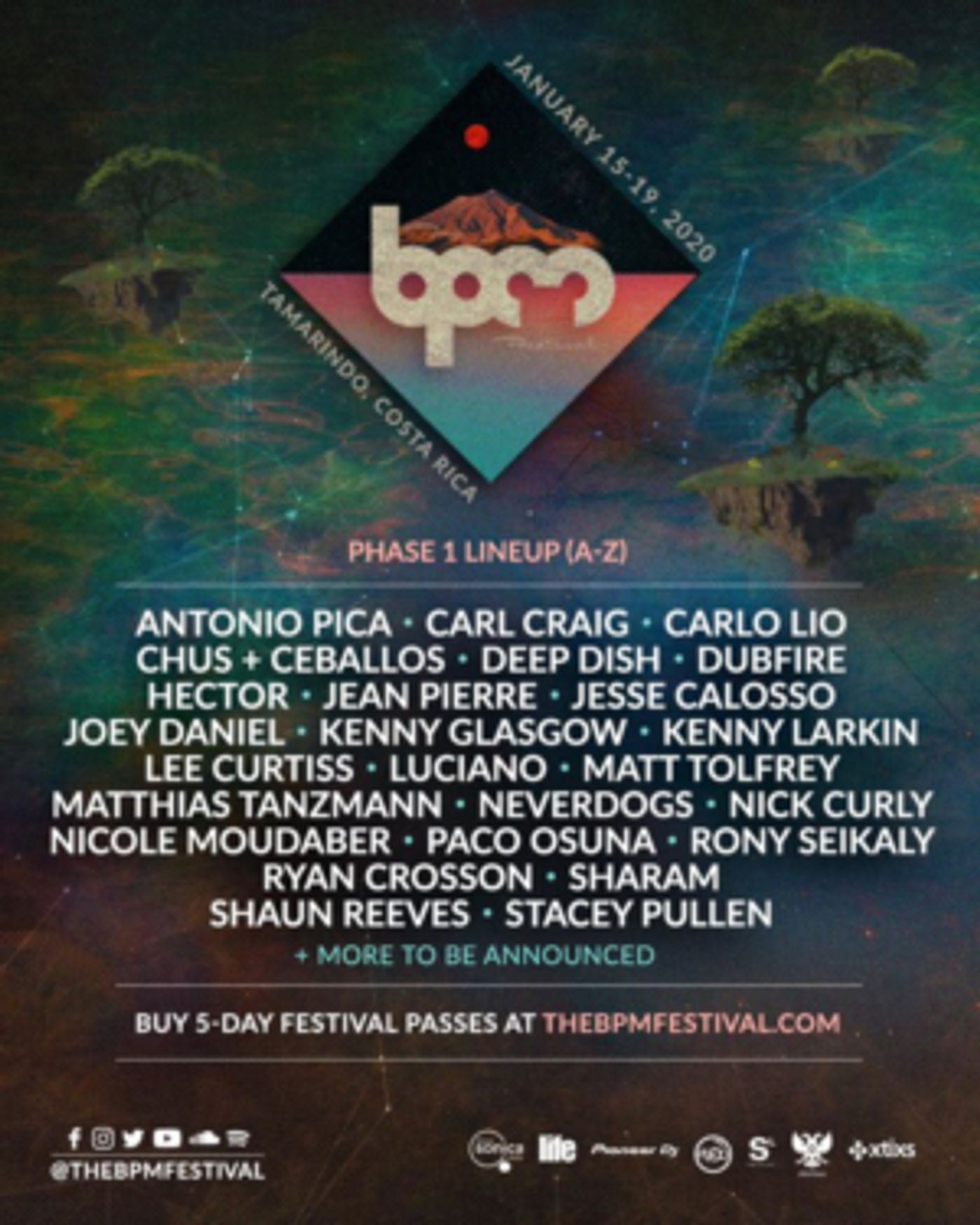 The BPM Festival: Costa Rica Announces Phase 1 Lineup The BPM Festival: Costa Rica Announces Phase 1 Lineup Image