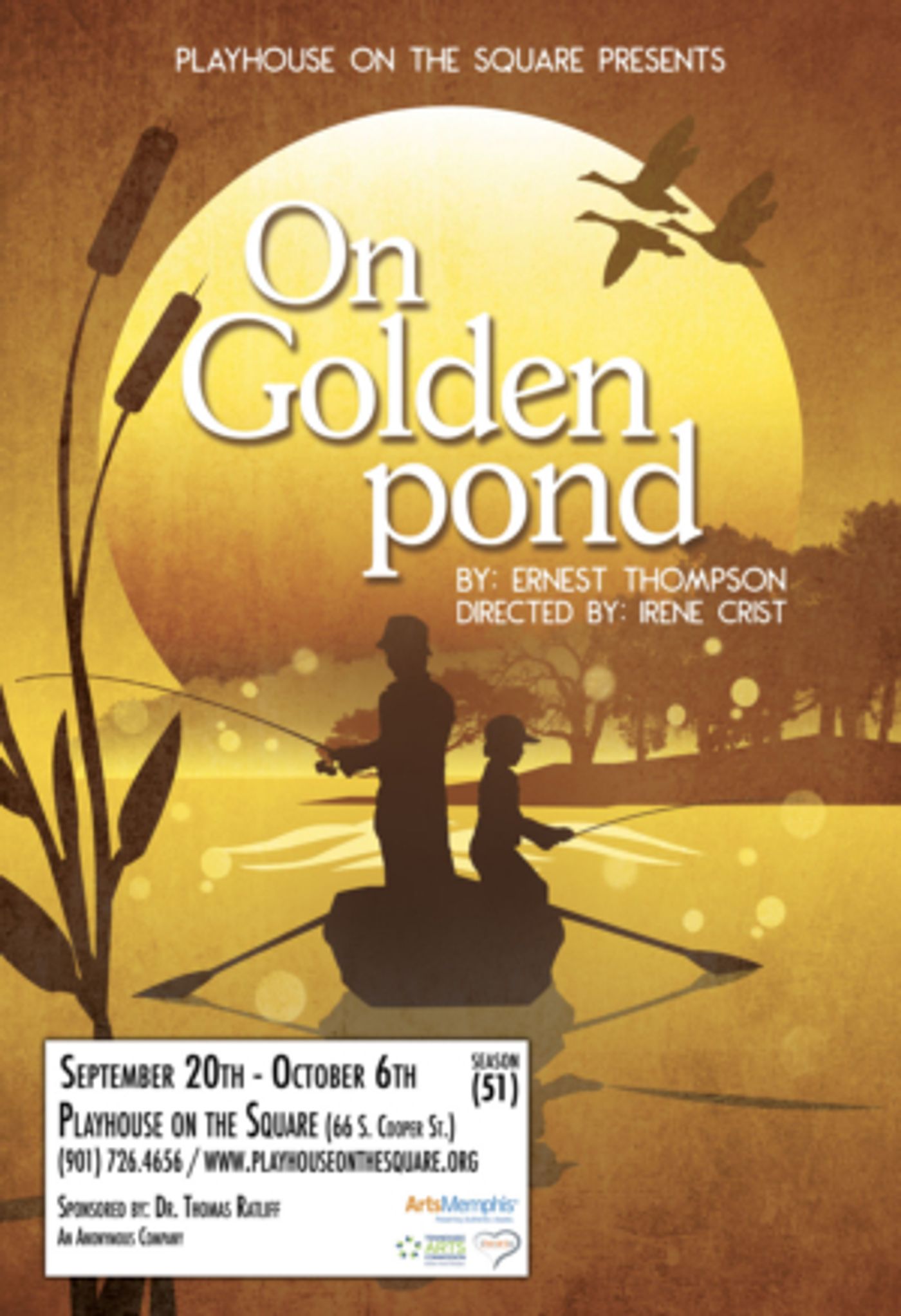 Playhouse on the Square Revives ON GOLDEN POND  Image