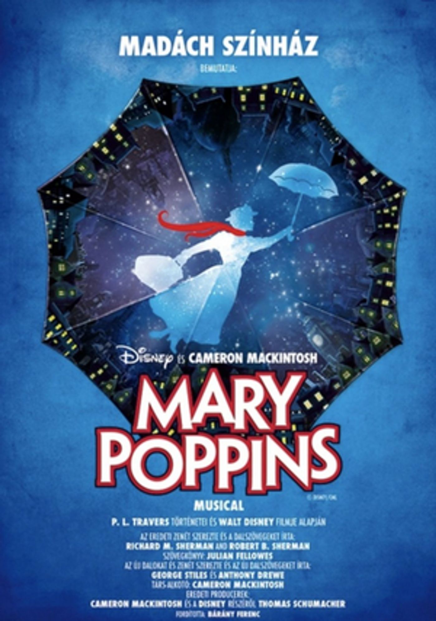 MARY POPPINS to Fly Into Madach Theater  Image