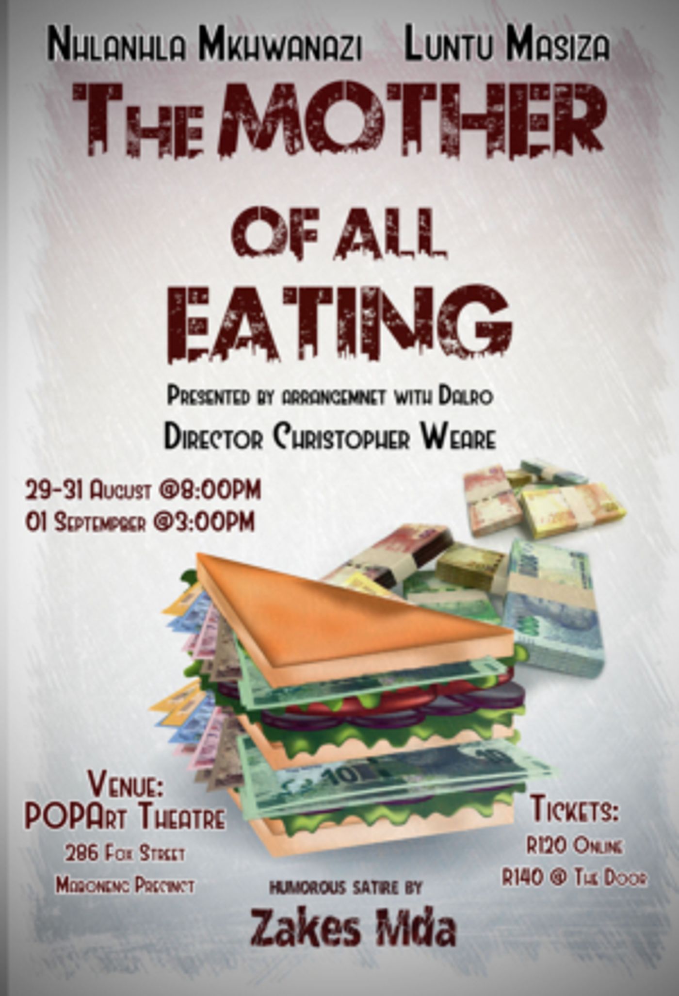 THE MOTHER OF ALL EATING Comes to POPArt Theatre THE MOTHER OF ALL EATING Comes to POPArt Theatre Image