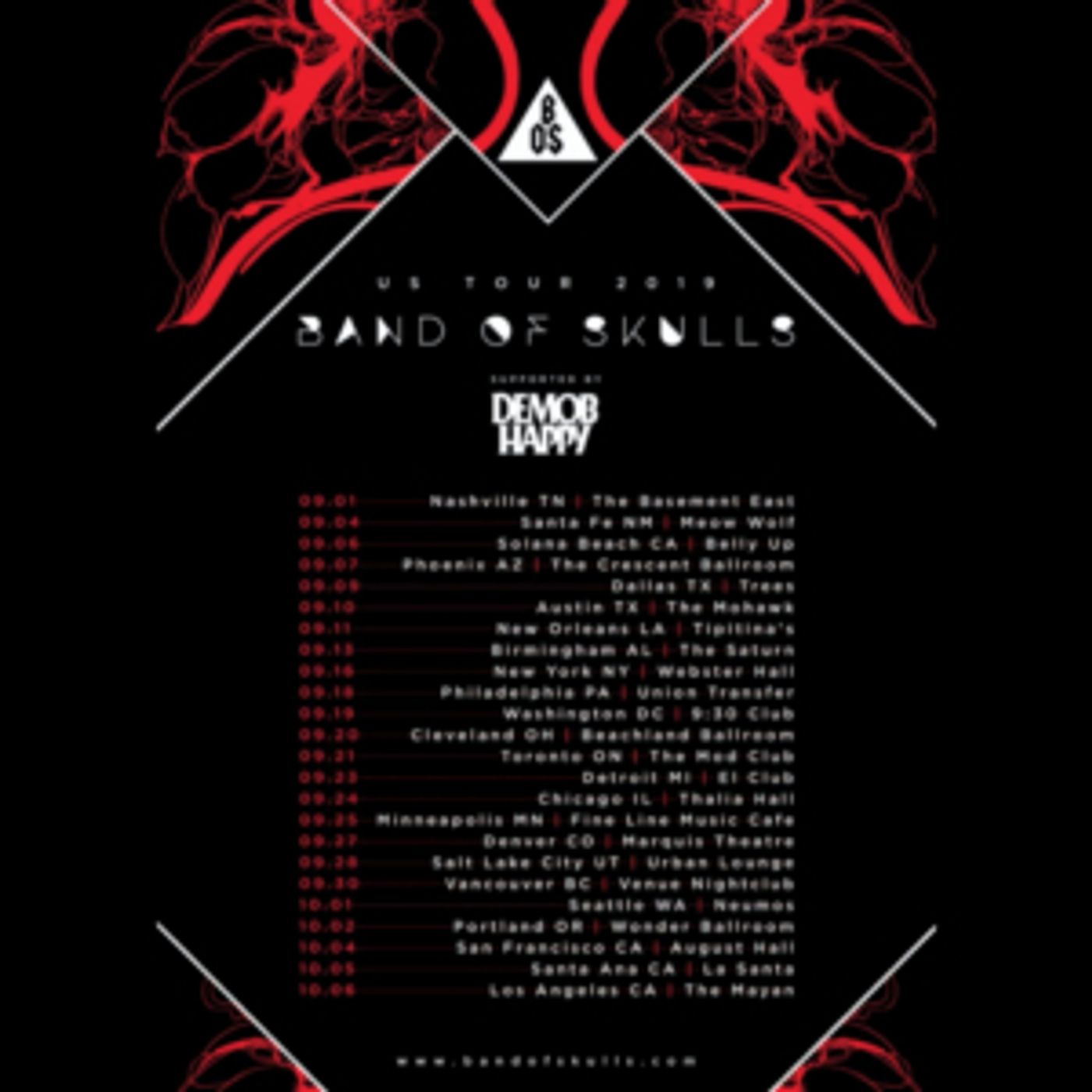 Demob Happy Announce North American Fall Tour Supporting Band of Skulls  Image