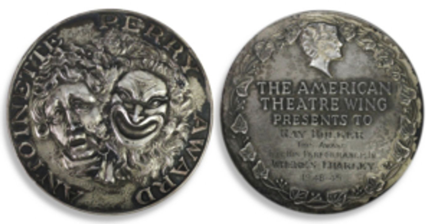 Ray Bolger's 1948 Tony Award Sells For $19,490  Image