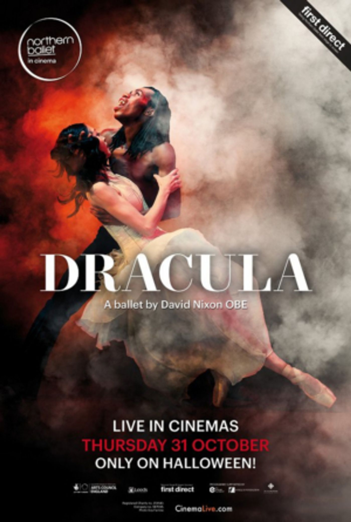 CinemaLive Announces Halloween Broadcast of Northern Ballet's DRACULA to UK Cinemas CinemaLive Announces Halloween Broadcast of Northern Ballet's DRACULA to UK Cinemas Image