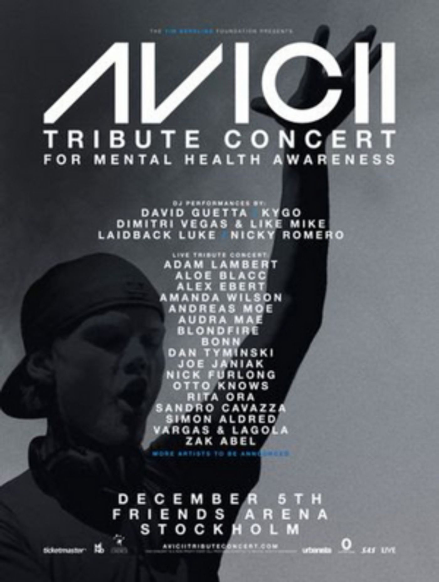 Avicii Tribute Concert for Mental Health Set For December 5 to Feature Adam Lambert, Rita Ora and More  Image