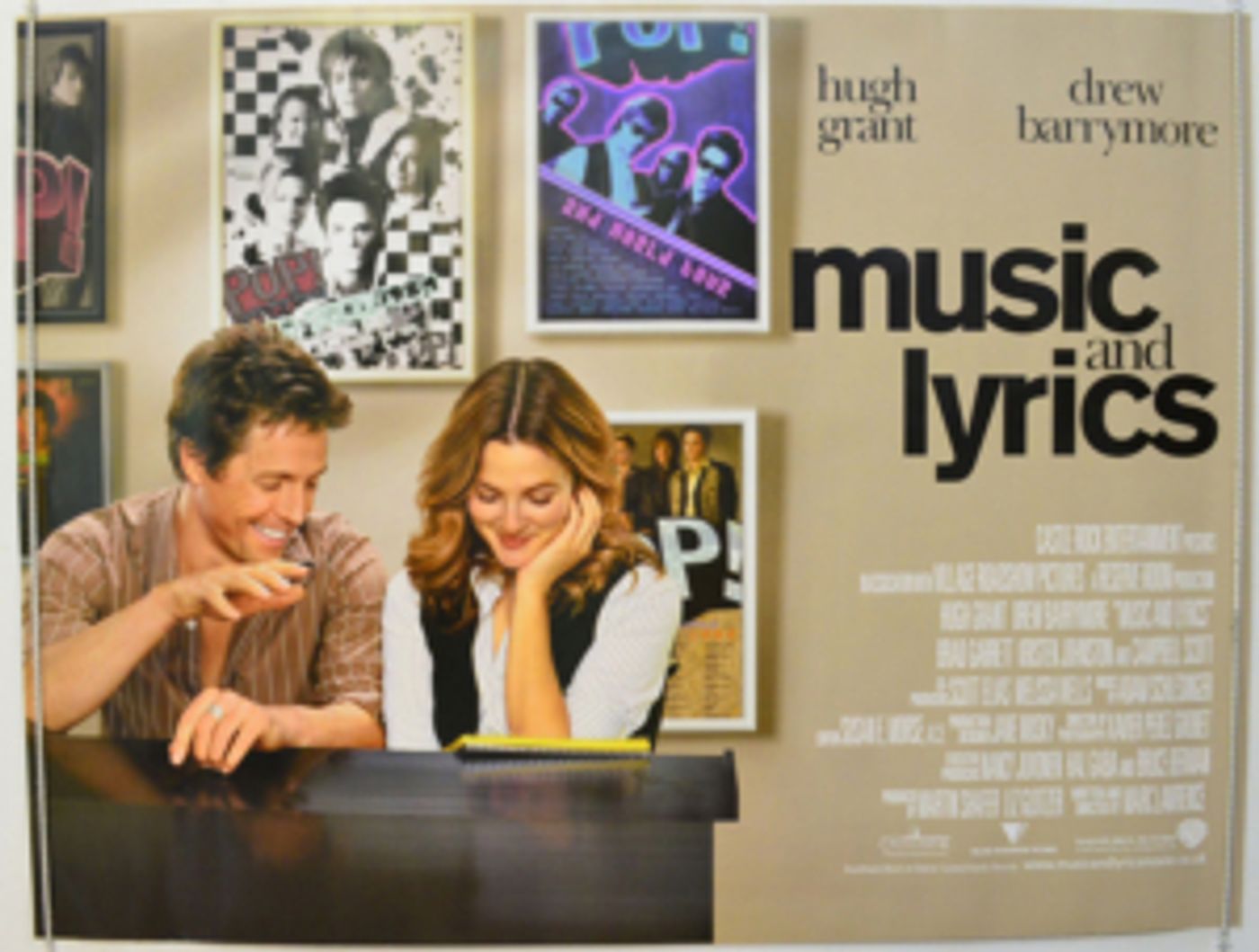 MUSIC MOVIES & ME: The Patriarchal Rom Com & MUSIC AND LYRICS  Image