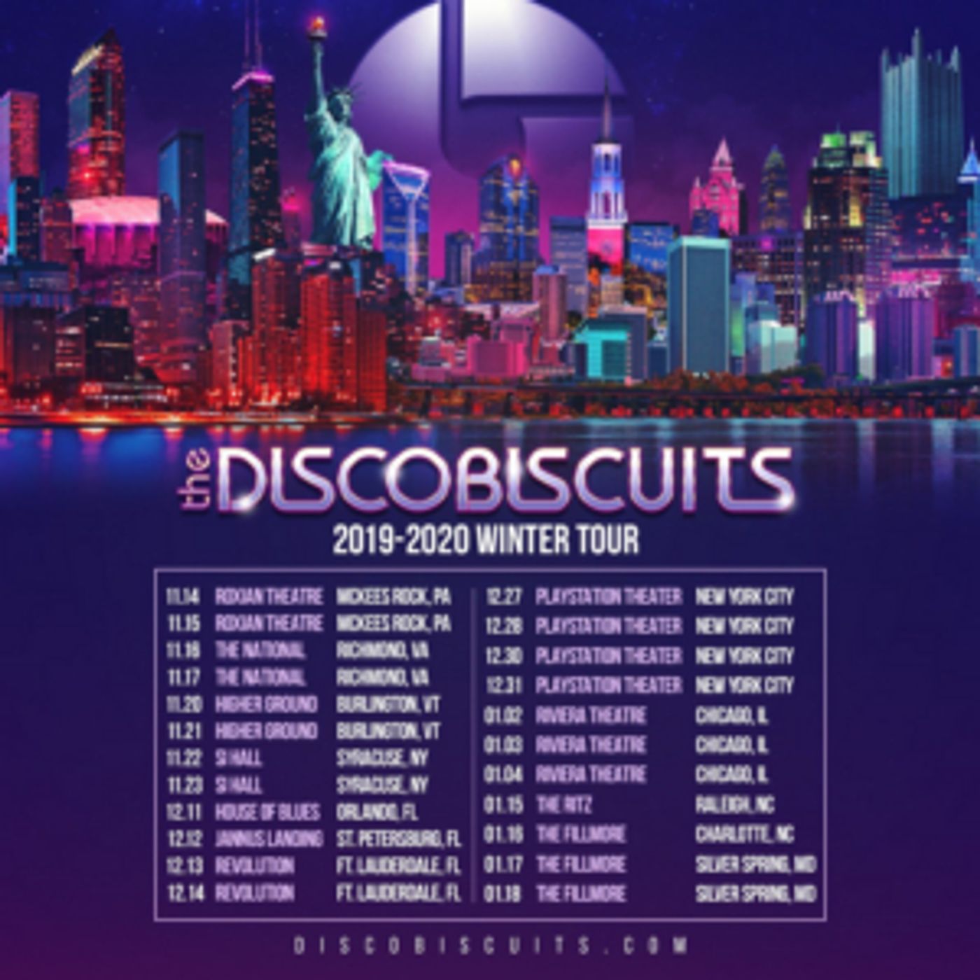 The Disco Biscuits Announce 2019-2020 Winter Tour The Disco Biscuits Announce 2019-2020 Winter Tour Image