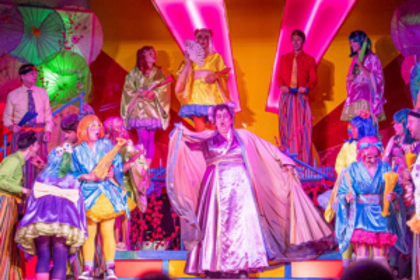 Review: THE MIKADO Presented as a Thoroughly Entertaining Hip Update of Gilbert and Sullivan's Classic Spoof of British Nobility and Politics  Image