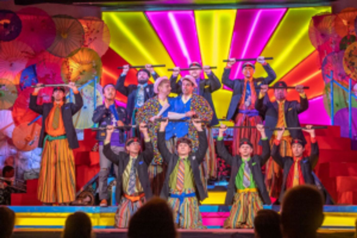 Review: THE MIKADO Presented as a Thoroughly Entertaining Hip Update of Gilbert and Sullivan's Classic Spoof of British Nobility and Politics  Image