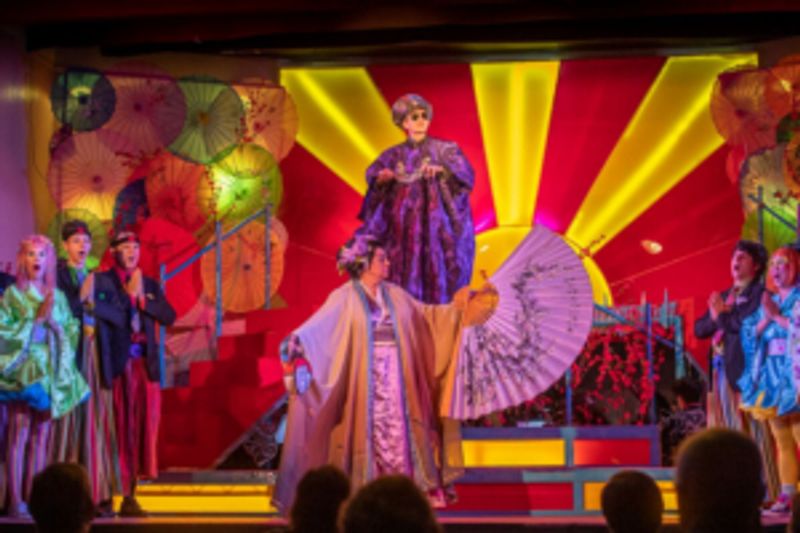 Review: THE MIKADO Presented as a Thoroughly Entertaining Hip Update of Gilbert and Sullivan's Classic Spoof of British Nobility and Politics Image