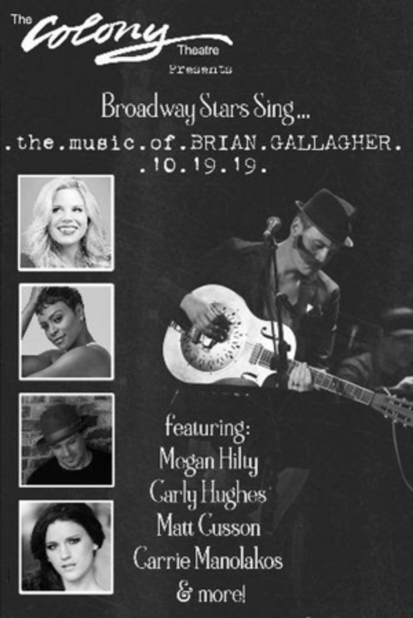 Broadway Stars Sing The Music Of Brian Gallagher At The Colony Theatre  Image
