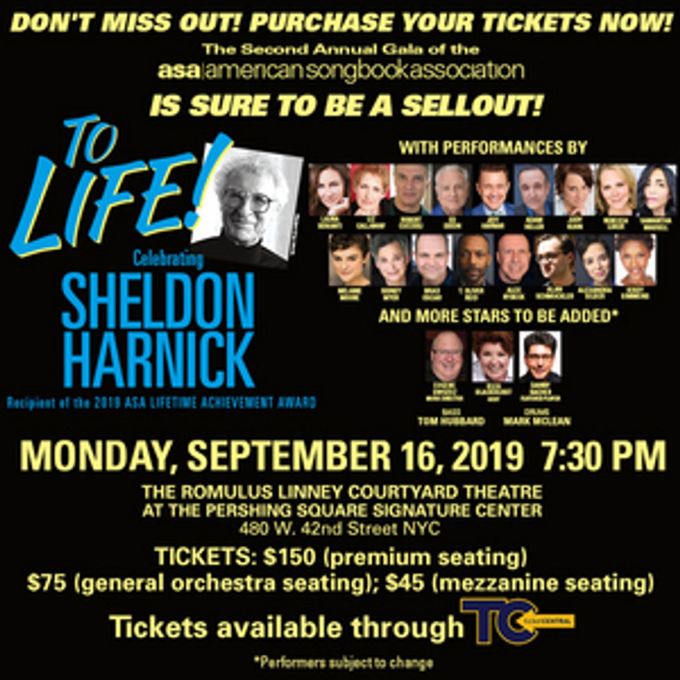 Interview: Marilyn Lester of TO LIFE! CELEBRATING SHELDON HARNICK at The Pershing Square Signature Center  Image