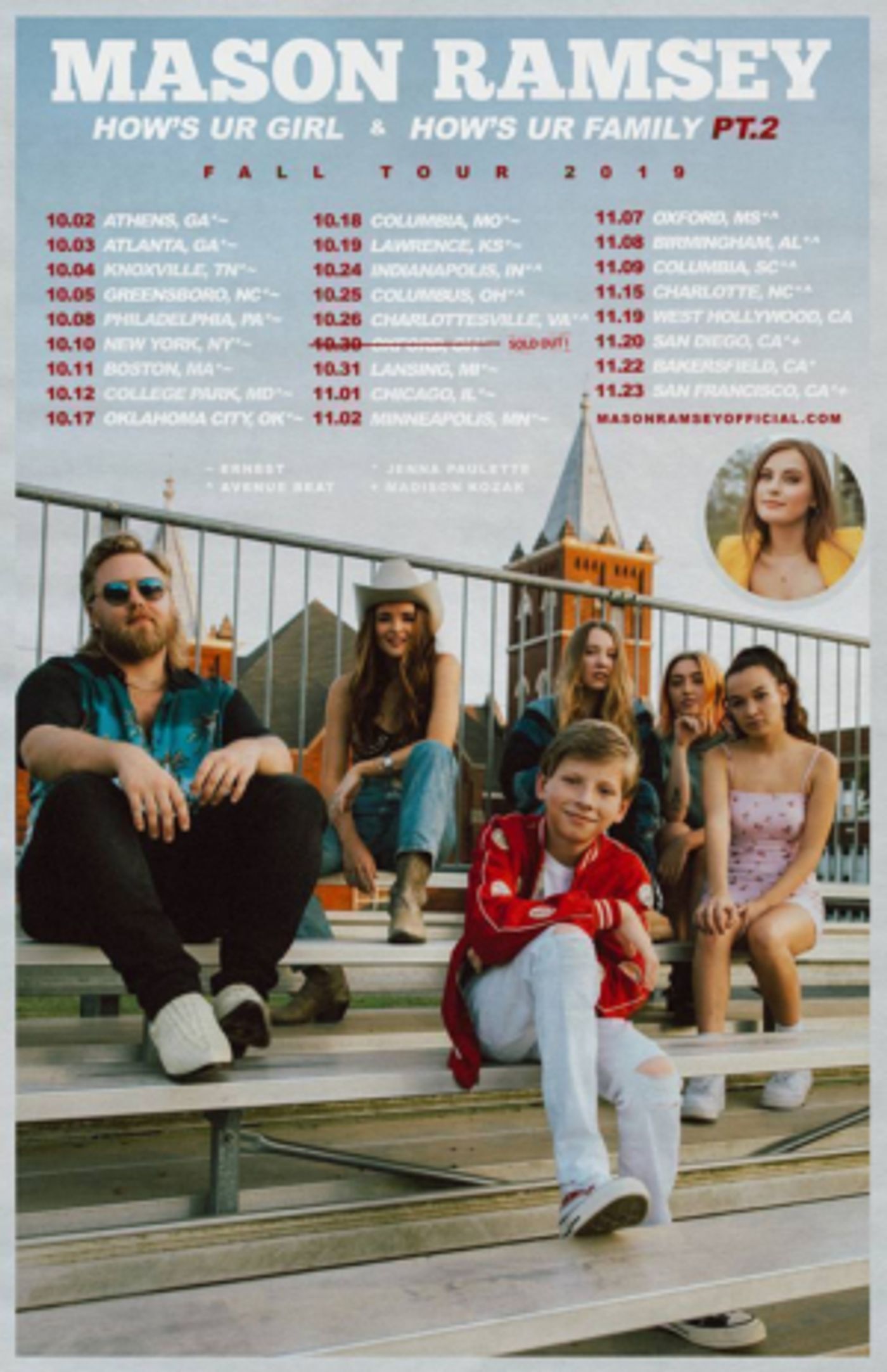 Mason Ramsey Announces Support for Headlining Tour 'How's Ur Girl & How's Ur Family Pt. 2' Mason Ramsey Announces Support for Headlining Tour 'How's Ur Girl & How's Ur Family Pt. 2' Image