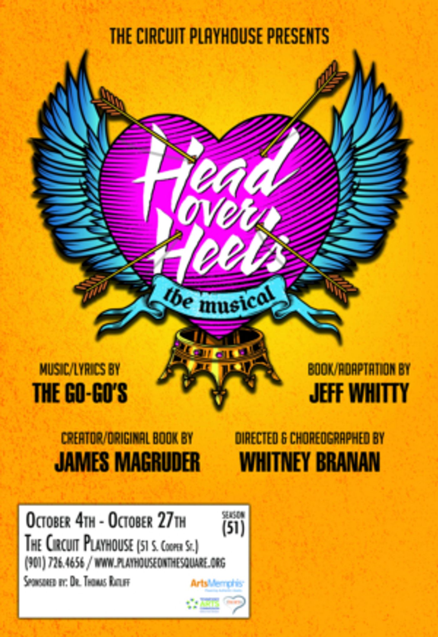 The Circuit Playhouse Brings The Beat To Memphis With Regional Premiere of HEAD OVER HEELS  Image