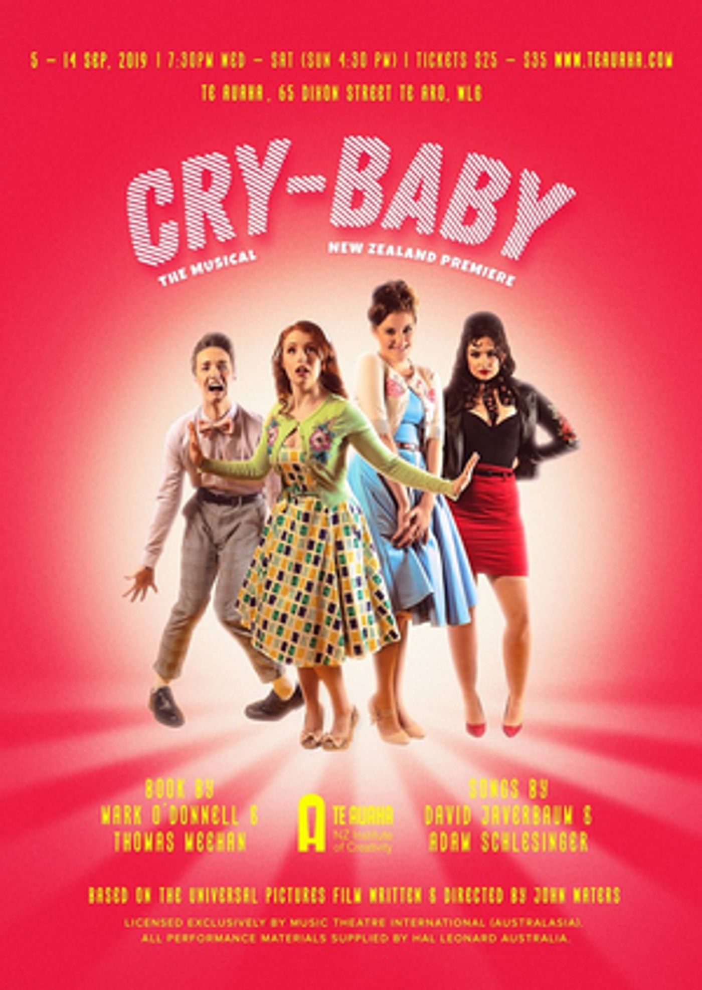 Review: CRY BABY at Te Auaha - Tapere Nui (Big Theatre), Wellington Review: CRY BABY at Te Auaha - Tapere Nui (Big Theatre), Wellington Image