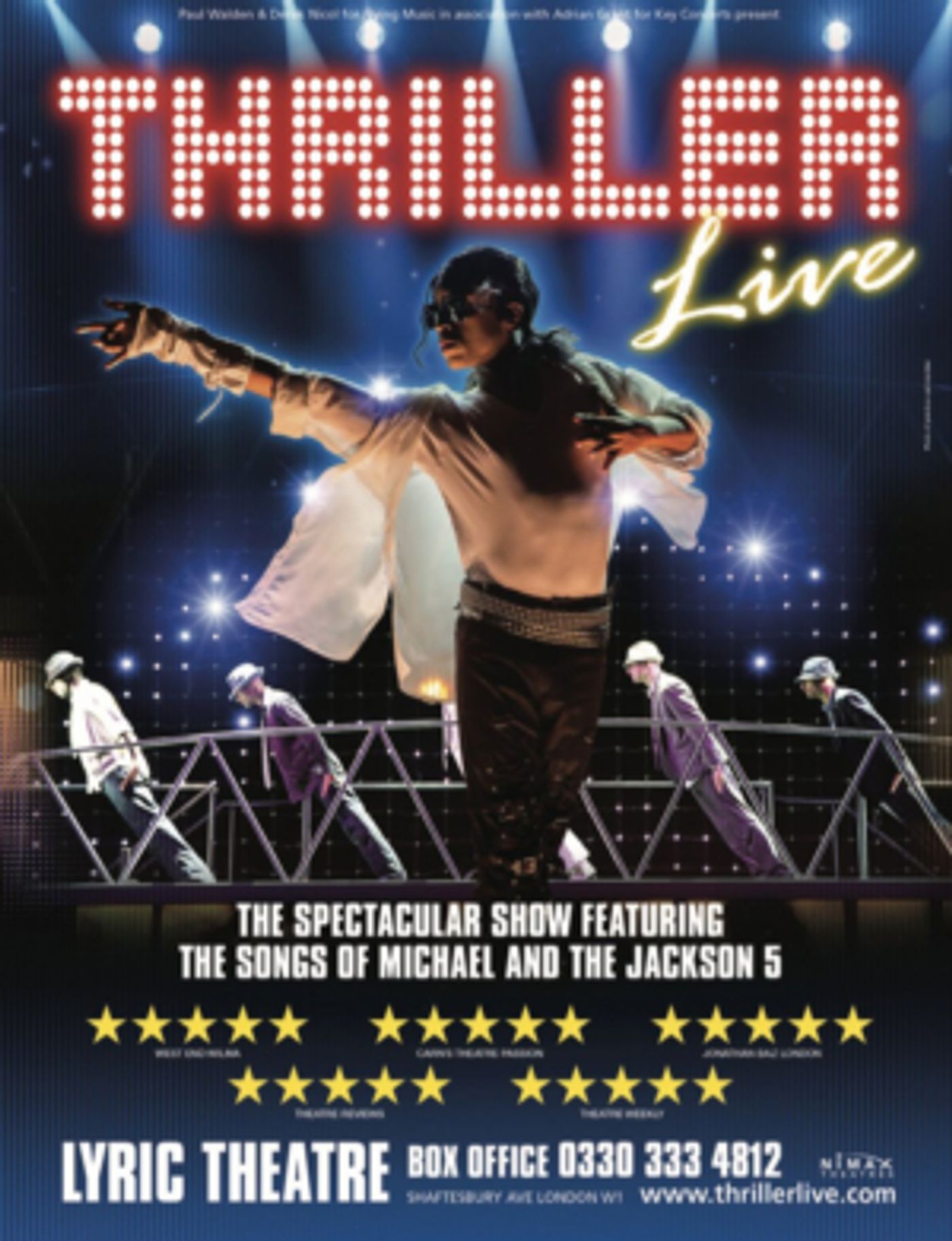 THRILLER LIVE to End Run as Lyric Undergoes Refurbishment  Image