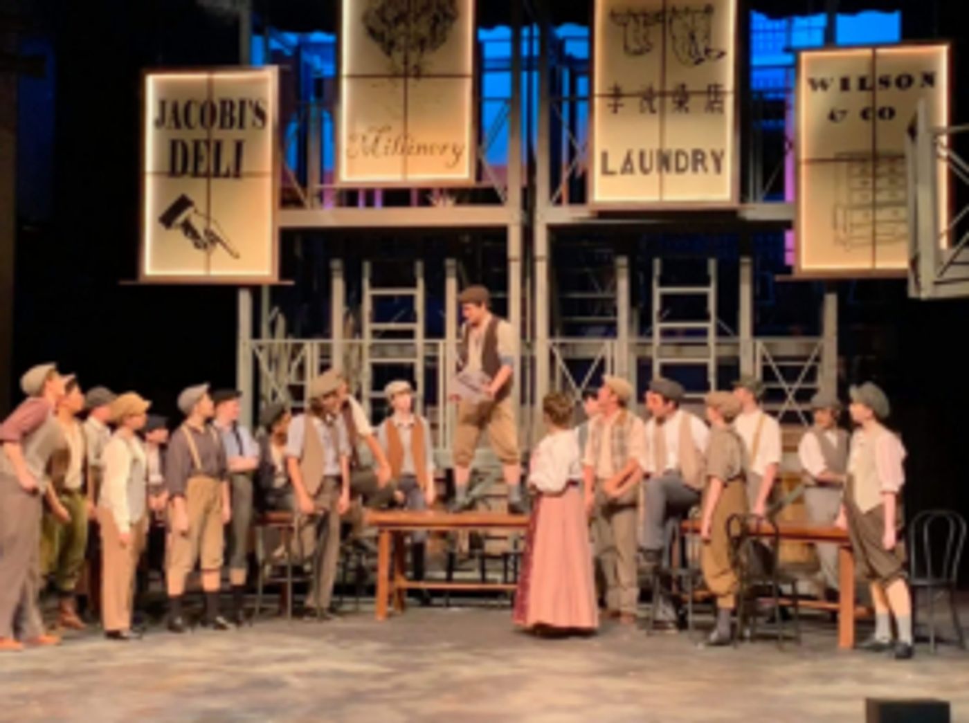 Review: DISNEY'S NEWSIES - Delights With A Young, High Energy Cast Review: DISNEY'S NEWSIES - Delights With A Young, High Energy Cast Image