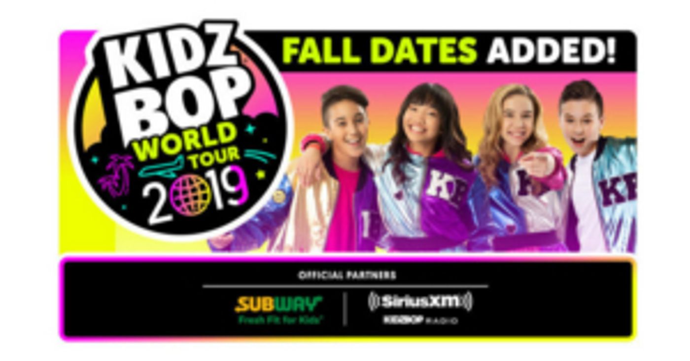 KIDZ BOP, Live Nation Expand 'KIDZ BOP World Tour' In US, Canada, and UK KIDZ BOP, Live Nation Expand 'KIDZ BOP World Tour' In US, Canada, and UK Image