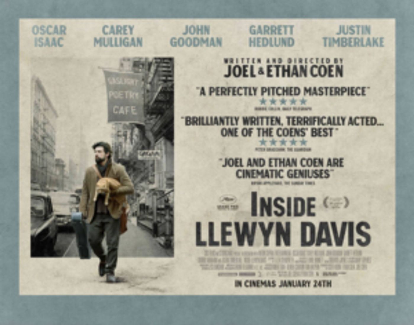 MUSIC MOVIES & ME: INSIDE LLEWYN DAVIS & Music as Intimacy MUSIC MOVIES & ME: INSIDE LLEWYN DAVIS & Music as Intimacy Image