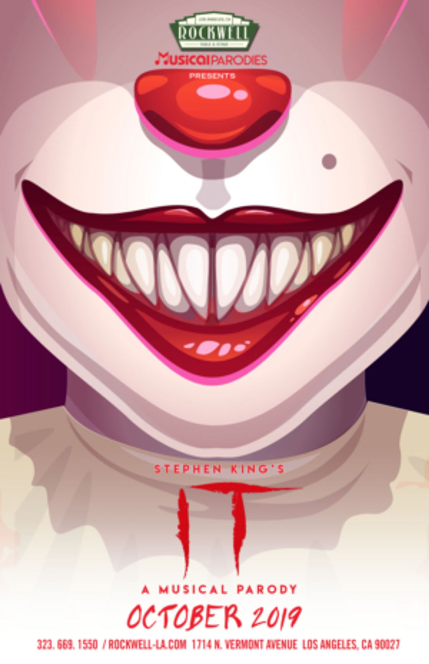 Rockwell Table & Stage Presents STEPHEN KING'S 'IT' A MUSICAL PARODY Rockwell Table & Stage Presents STEPHEN KING'S 'IT' A MUSICAL PARODY Image