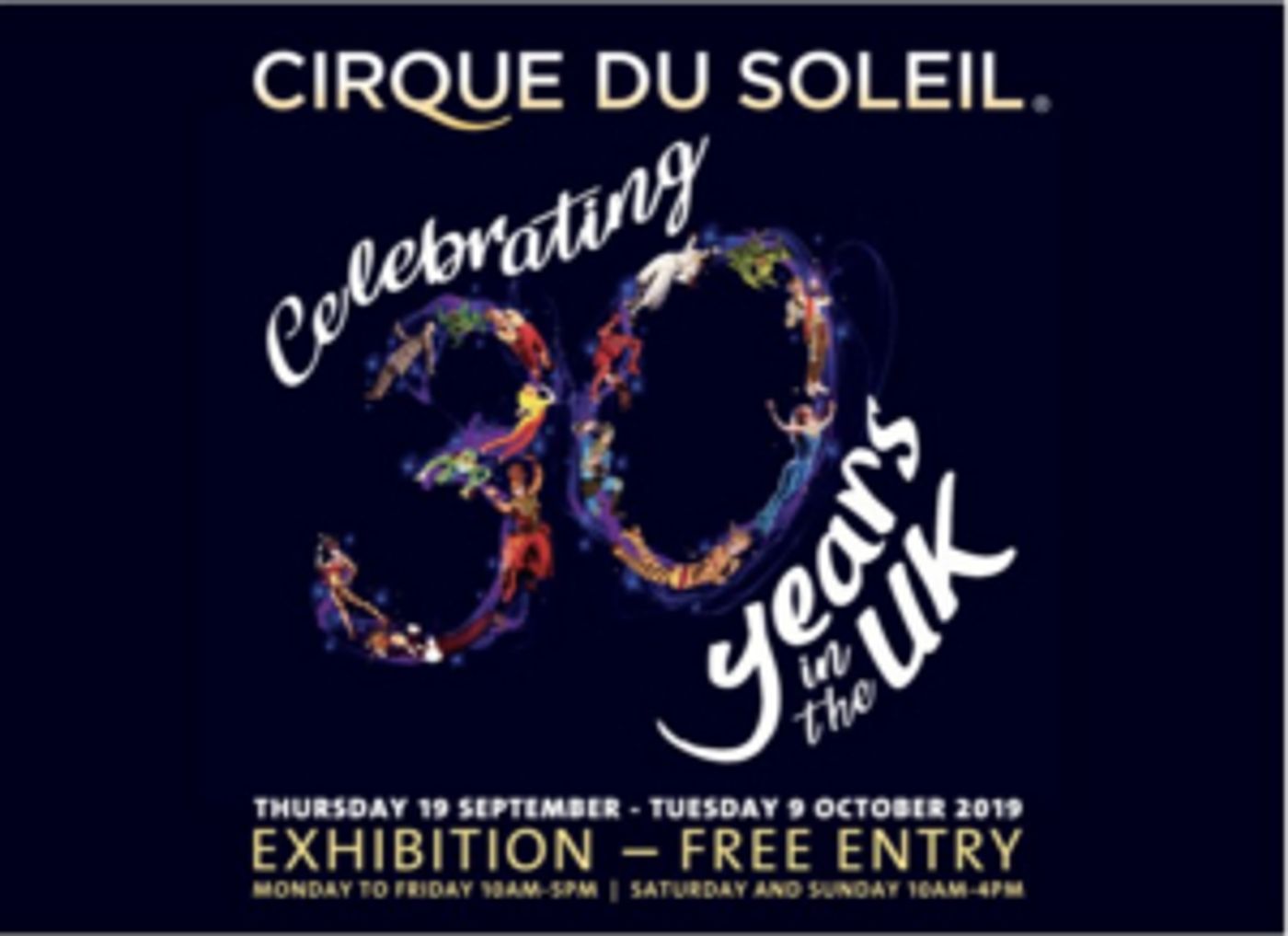 CIRQUE DU SOLEIL Celebrates 30 Years In The UK  Image