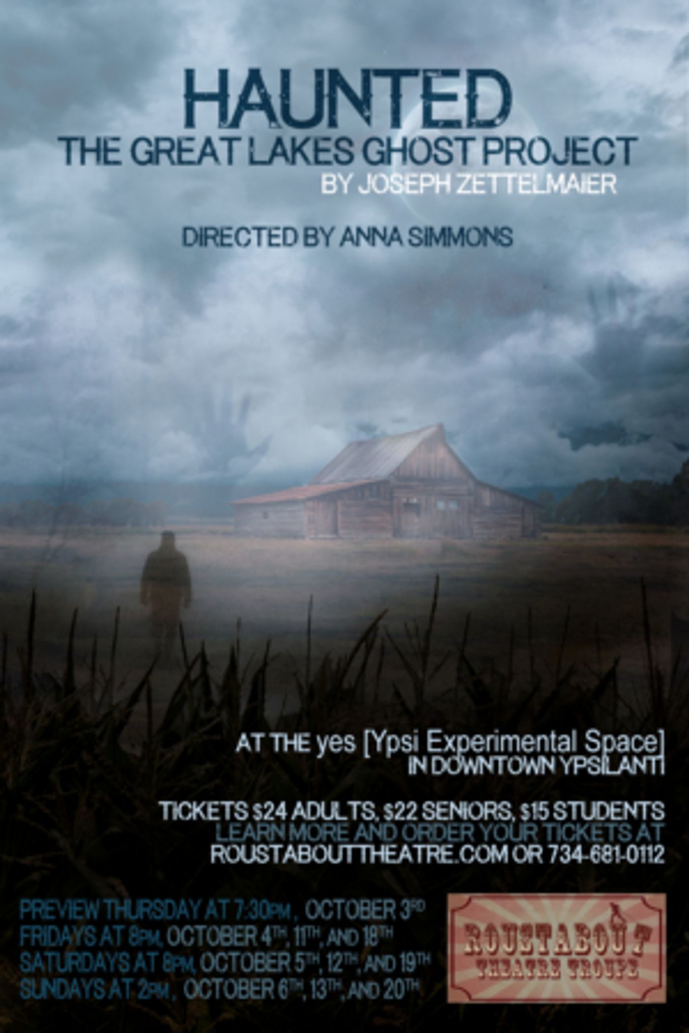 Roustabout Presents HAUNTED: THE GREAT LAKES GHOST PROJECT  Image
