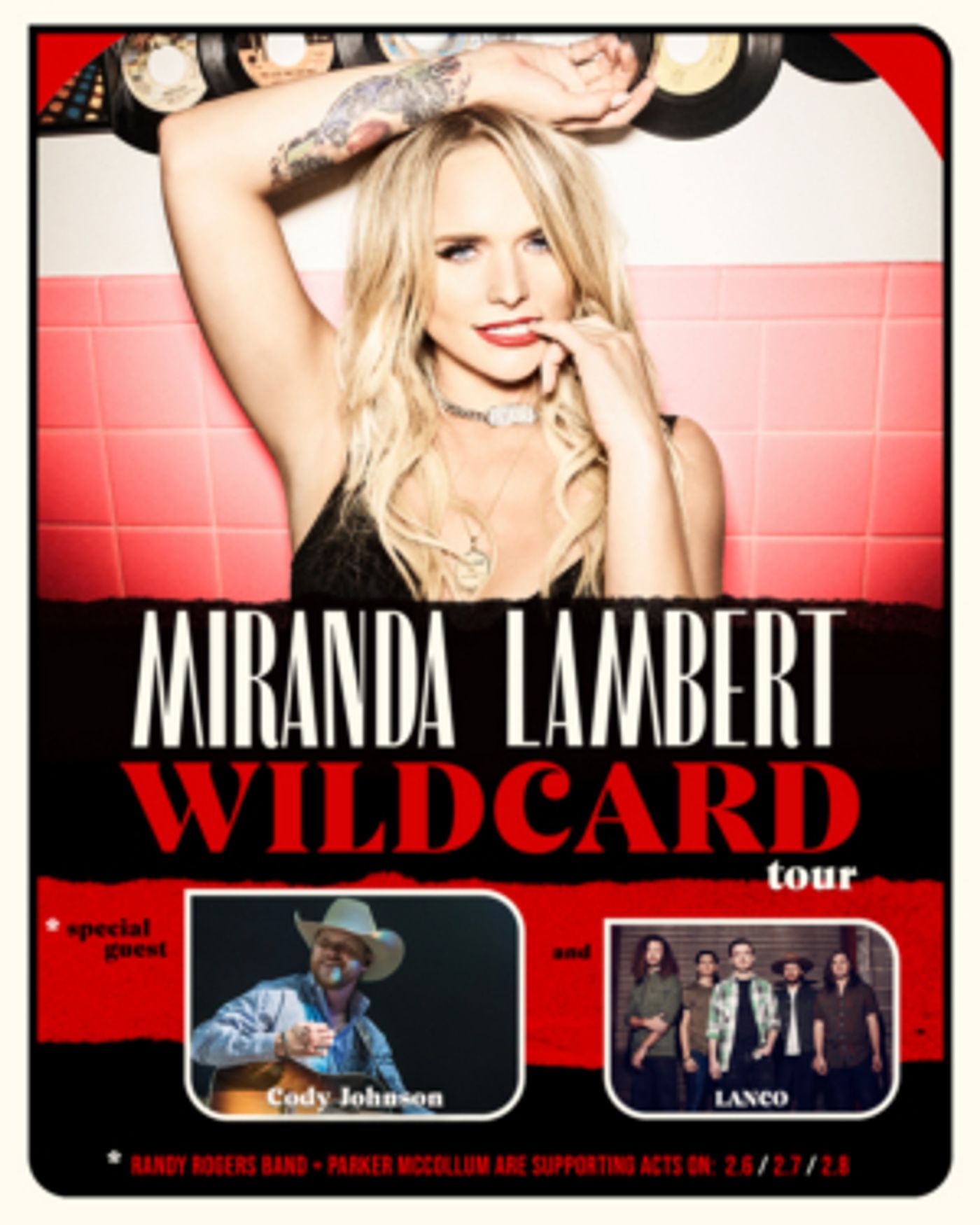 Miranda Lambert Announces Wildcard Tour  Image