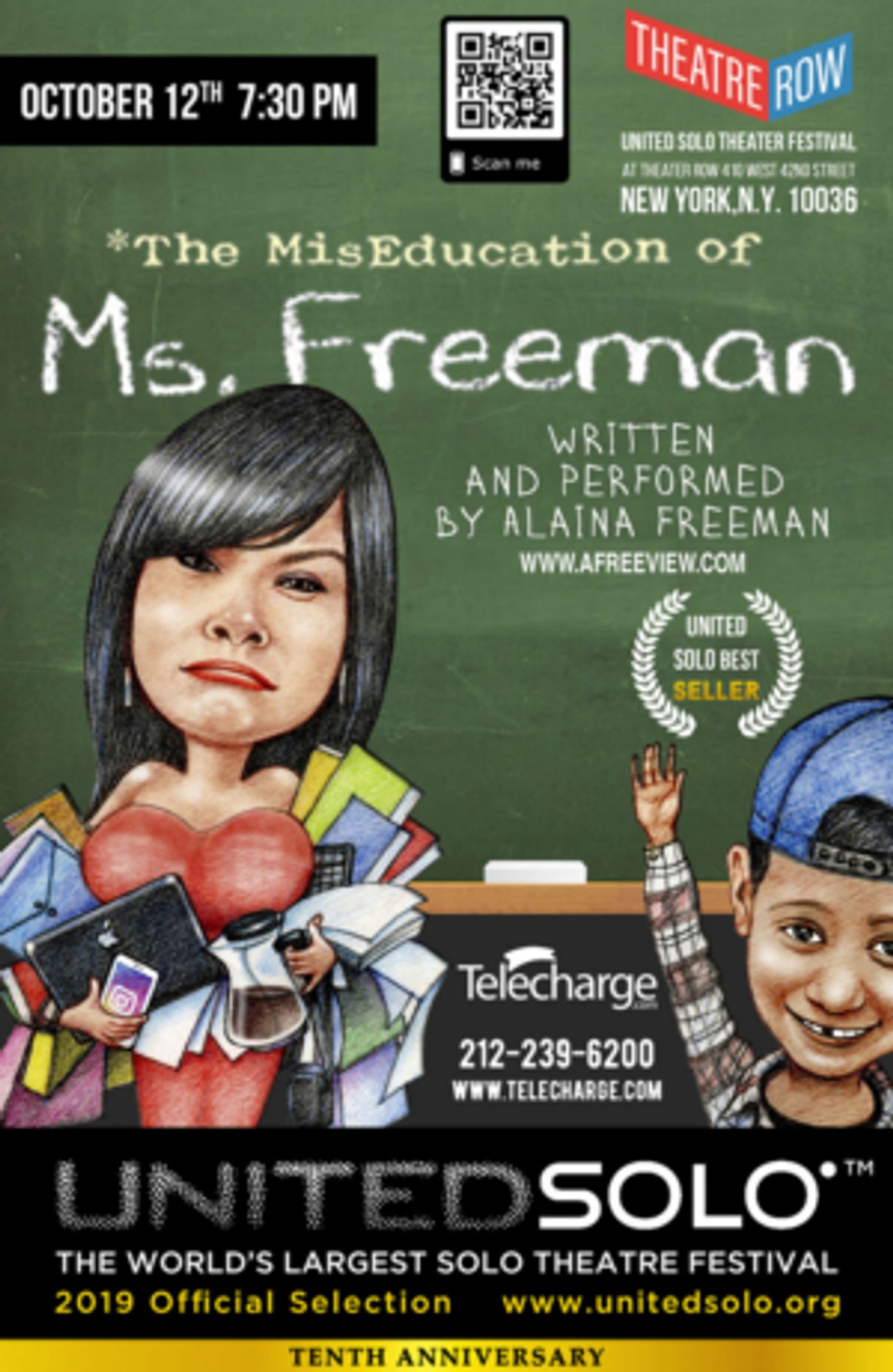 THE MISEDUCATION OF MS. FREEMAN to Play United Solo Festival THE MISEDUCATION OF MS. FREEMAN to Play United Solo Festival Image