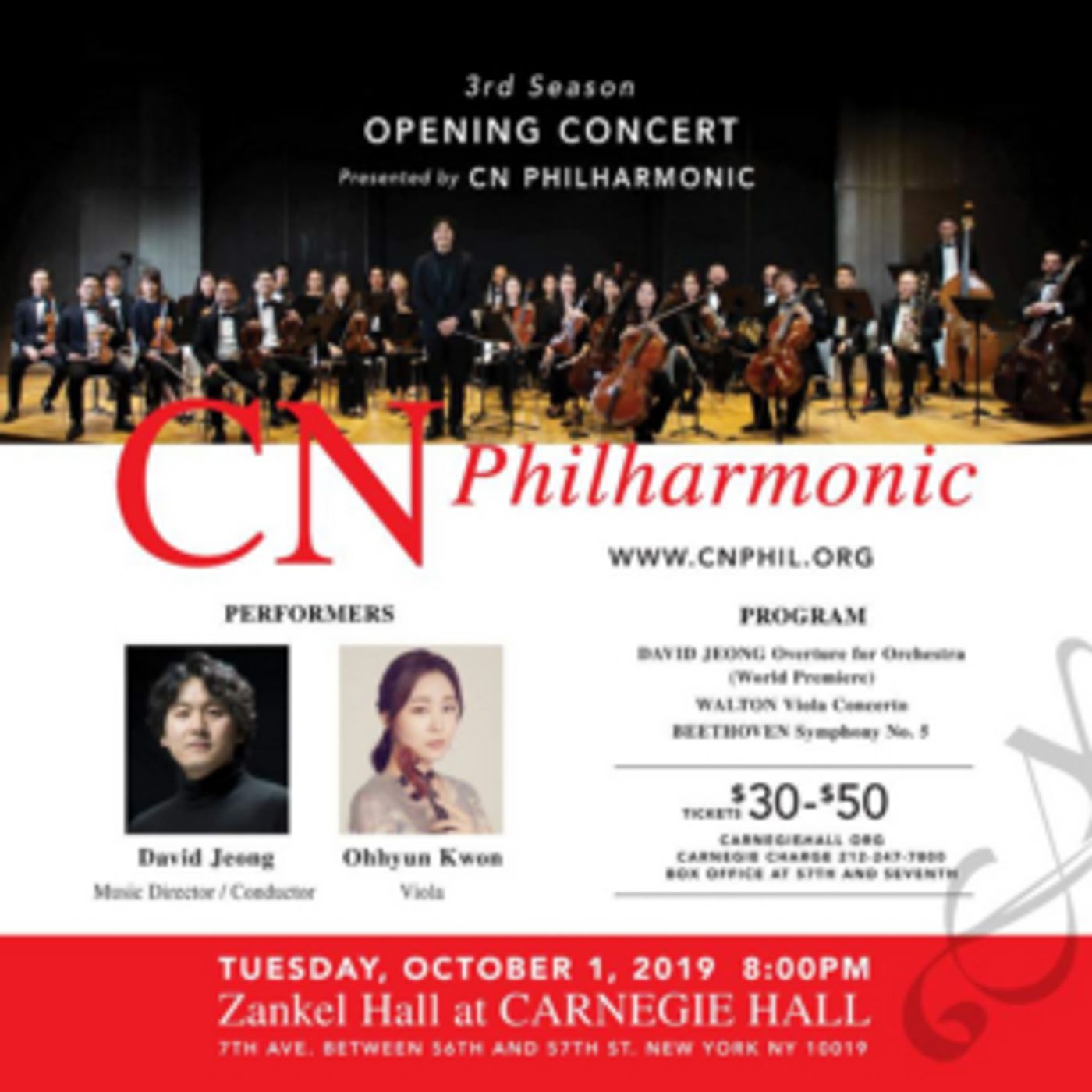 Classical Notes Philharmonic to Perform at Carnegie Hall  Image