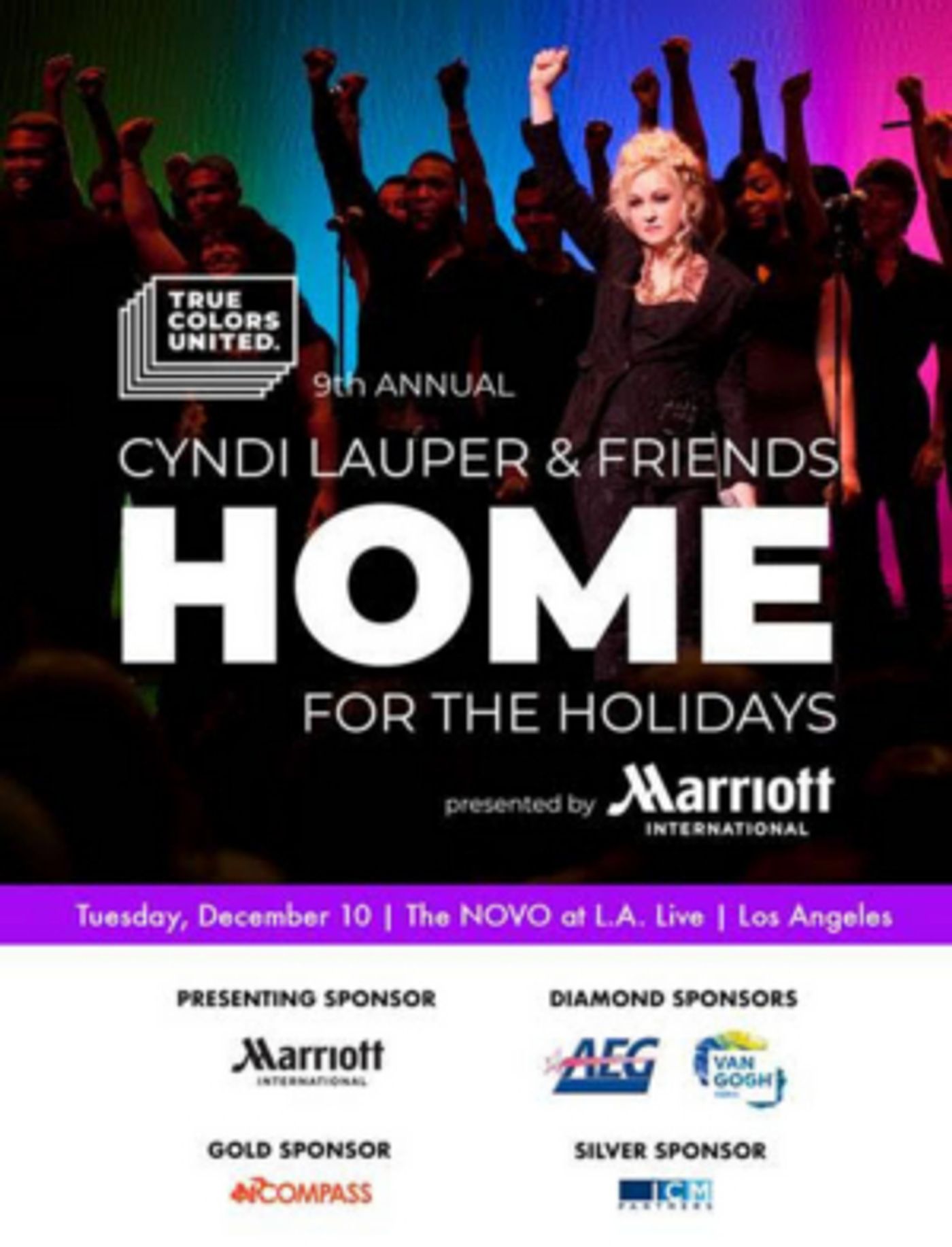 Cyndi Lauper & Friends: Home for the Holidays Concert Sets Dec. 10 Date  Image