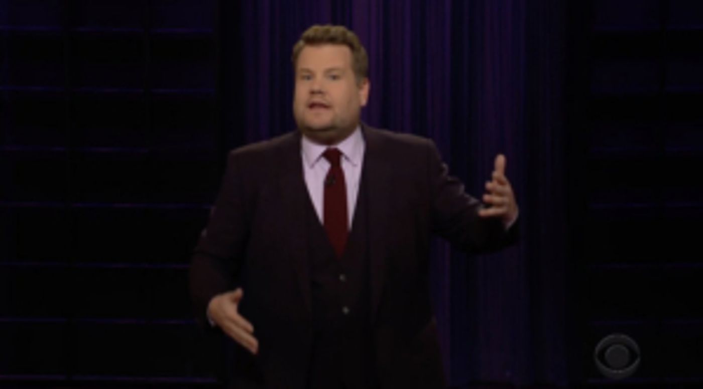 VIDEO: James Corden Talks President Donald Trump and Ukraine's President Quid Pro Quo VIDEO: James Corden Talks President Donald Trump and Ukraine's President Quid Pro Quo Image