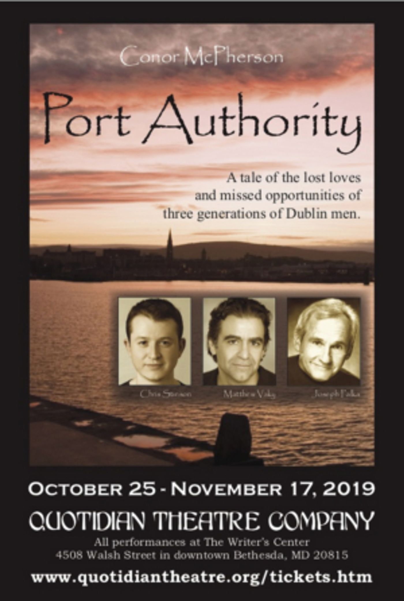 Quotidian Theatre Company Presents Conor McPherson's PORT AUTHORITY  Image