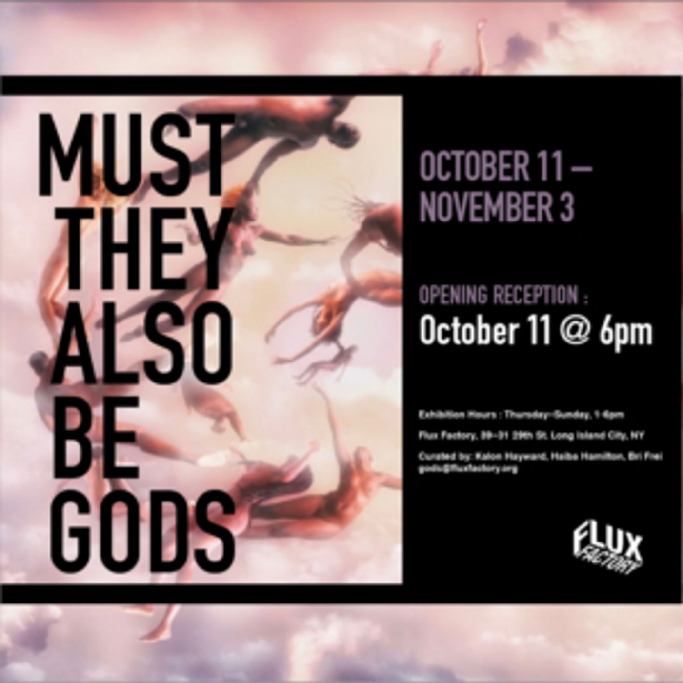 Flux Announces Major Exhibition MUST THEY ALSO BE GODS Flux Announces Major Exhibition MUST THEY ALSO BE GODS Image