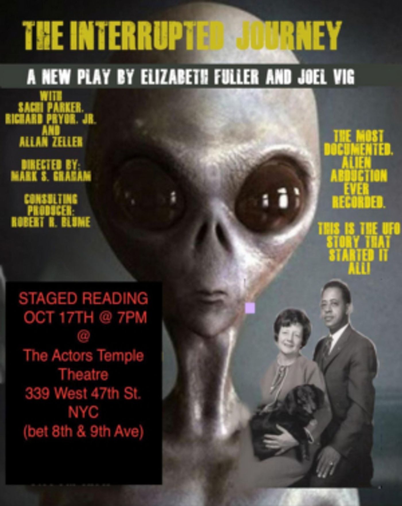 Richard Pryor Jr. and Sachi Parker to Star in Reading of THE INTERRUPTED JOURNEY Richard Pryor Jr. and Sachi Parker to Star in Reading of THE INTERRUPTED JOURNEY Image