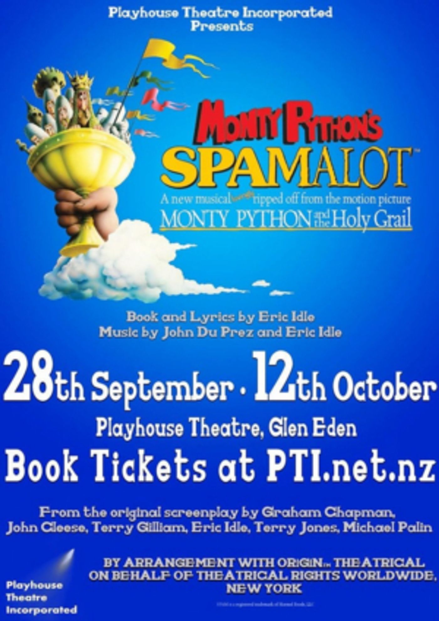 Review: SPAMALOT at Playhouse Theatre, Glen Eden, Auckland Review: SPAMALOT at Playhouse Theatre, Glen Eden, Auckland Image