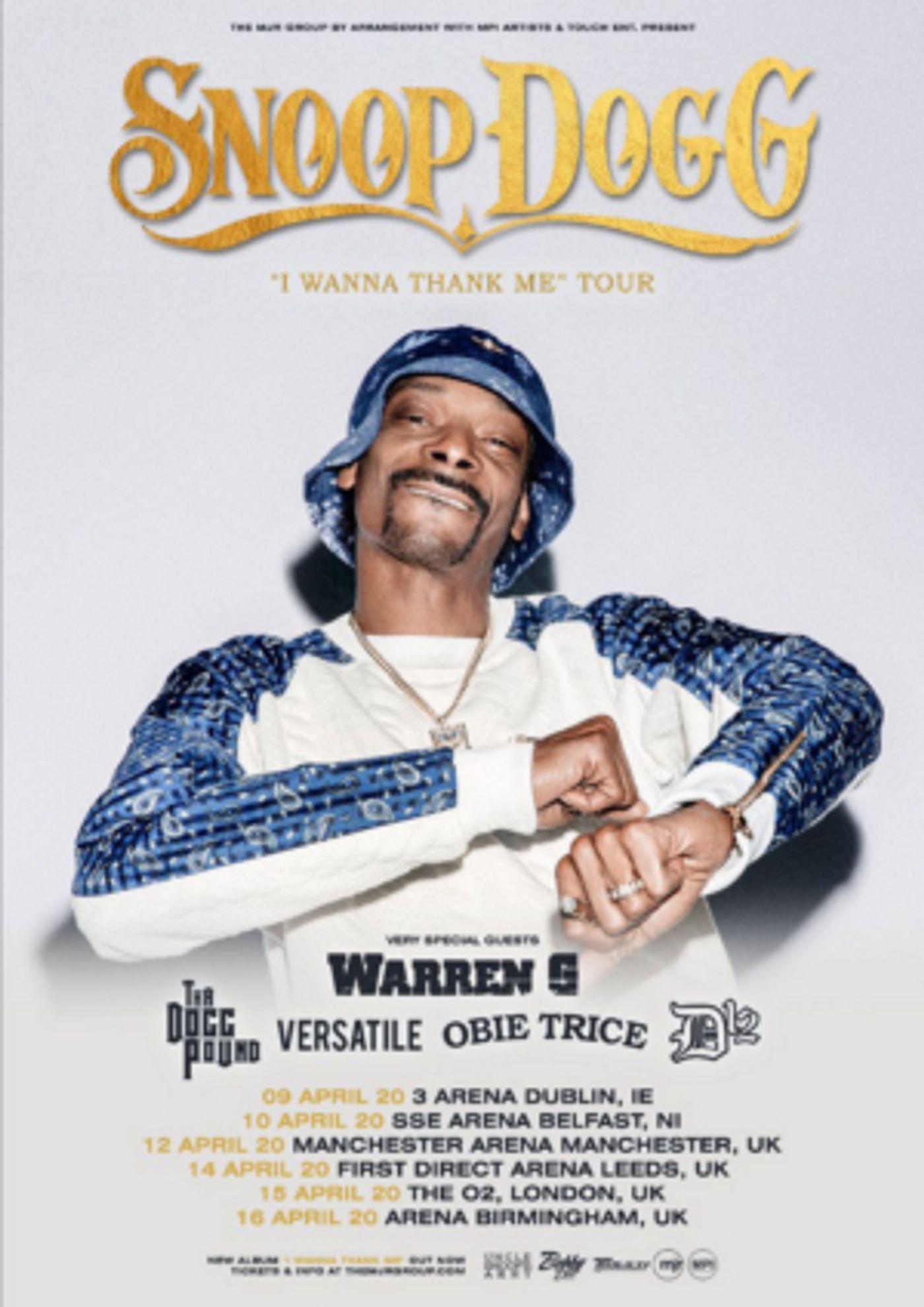 Snoop Dogg Announces UK Arena Tour Snoop Dogg Announces UK Arena Tour Image