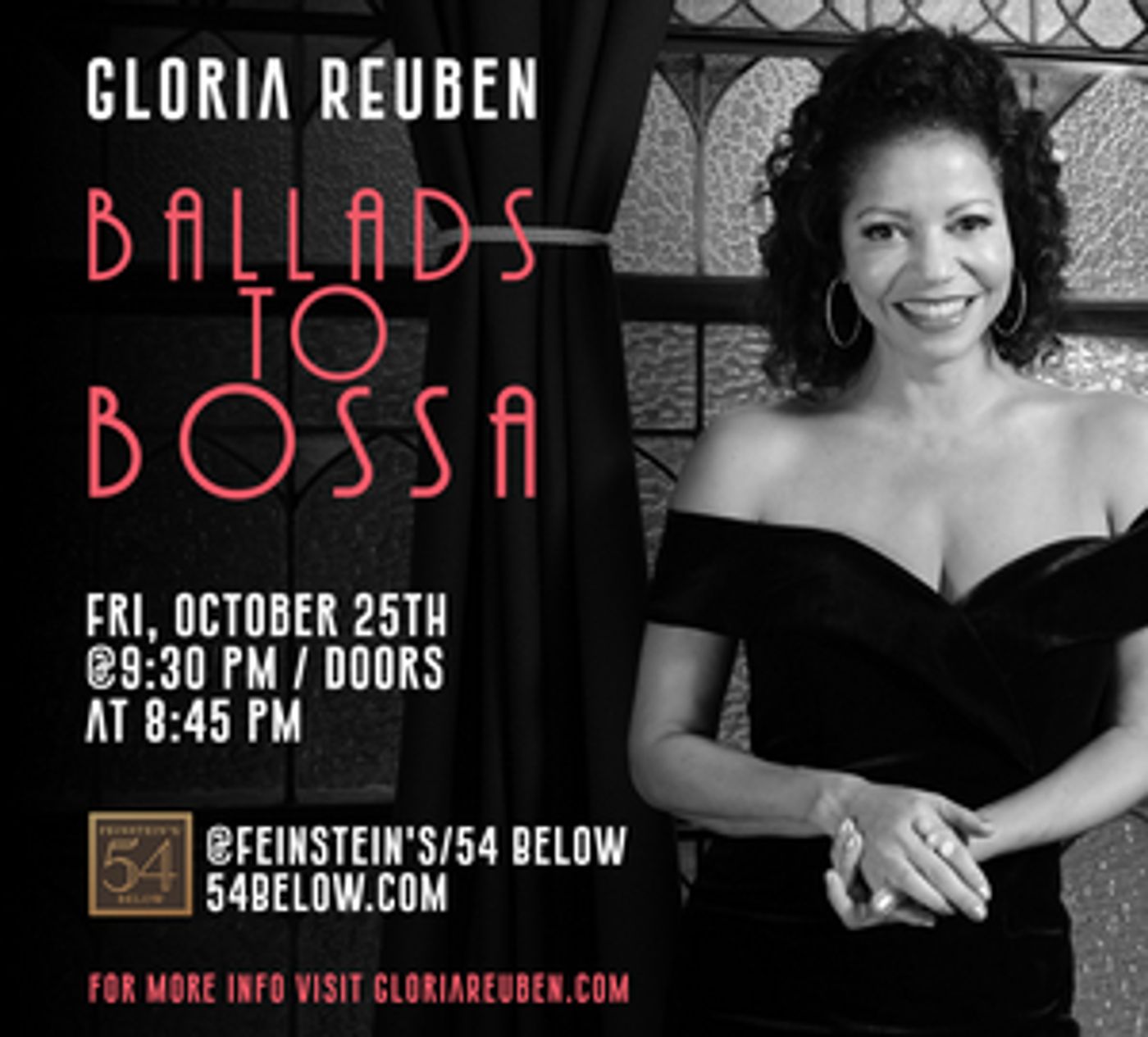 Interview: Gloria Reuben of BALLADS TO BOSSA at Feinstein's/54 Below Interview: Gloria Reuben of BALLADS TO BOSSA at Feinstein's/54 Below Image