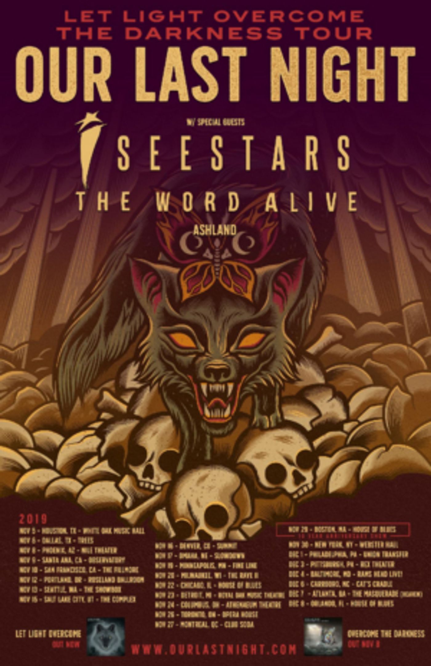 Ashland Set to Tour with Our Last Night, I See Stars & The Word Alive  Image